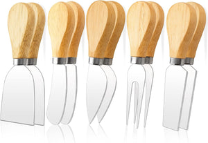 10 Pcs Cheese Knives, Cheese Knife Set for Charcuterie Board, Cheese Cutter for Party Wedding Christmas, Charcuterie Accessories