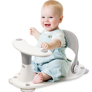 Baby Bath Seat, Infant Bath Seat Baby Bathtub Seat for Sit-Up Bathing, Provides Backrest Support and Suction Cups for Stability