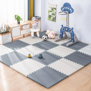 16 Pieces Puzzle Play Mats, Soft Baby Play Mat, Kids Interlocking Foam Floor Tiles, Toddlers Carpet Playmats 30*30CM