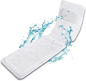 Full Body Spa Bathtub Pillow Mat, Spa Bath Mattress Pillow Bathtub Cushion Mattress for Neck Back and Tailbone Support