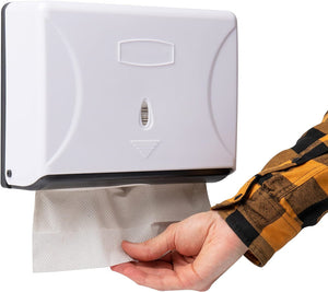 Multi-Fold Paper Towel Dispenser, Wall Tissue Dispenser Paper Towel Holder for Bathroom Toilet