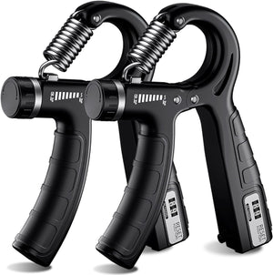 2 Pack Hand Grip Strengthener Adjustable Resistance 22-89 lbs