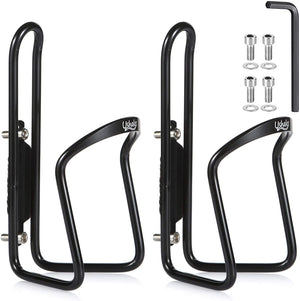 2 Pack Water Bottle Cages, Bike Bicycle Lightweight Water Bottle Holder Cages Brackets