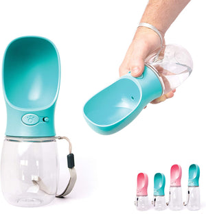 Dog Water Bottle, Pet Water Dispenser Antibacterial Food Grade Leak Proof Dog Cat Travel Drink Bottle Bowl, Pet Outdoor Drinking Cup