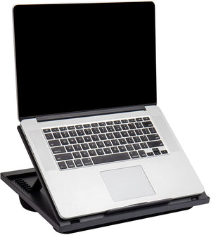 Adjustable Portable 8 Position Lap Top Desk with Built in Cushions