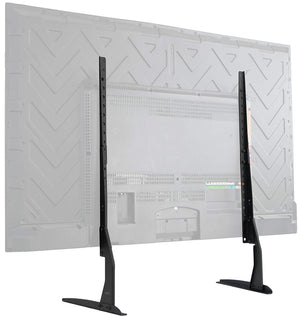 Universal LCD Flat Screen TV Table Top VESA Mount Stand Black | Base fits 22" to 65"