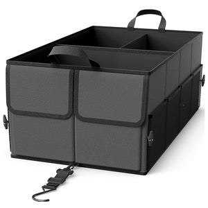 3-Compartment Cargo Trunk Storage Organizer for SUV, Vehicle, Truck