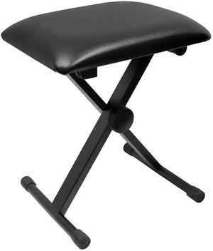 Portable Piano Stool Adjustable 3 Way Folding Keyboard Seat Bench Chair