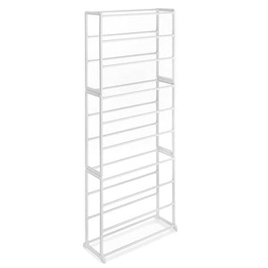 10 Tier Floor Shoe Tower, Shoe Storage Shelf, Entryway Stackable Shoe Rack Organizer