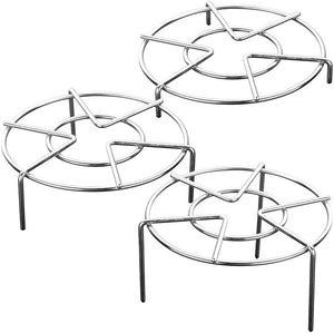 Set of 3 Stainless Steel Trivet Rack Stand,  Pressure Cooker Steam Rack