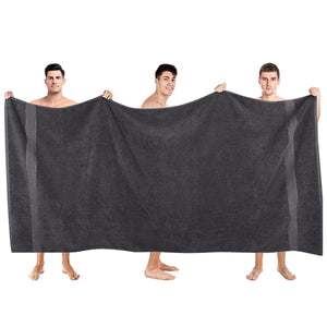 Extra Large Bath Towels - Soft Cotton Machine Washable Luxury Bath Sheet (90 x 180 cm, 2 Pack )