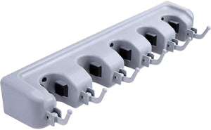 Broom Mop Holder, Multipurpose Wall Mounted Organizer
