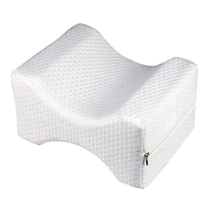 Memory Foam Knee Pillow  for Side Sleepers, Hip Leg Pillows for Sleeping, Spacer Cushion for Sciatica Relief, Back Pain, Leg Pain, Pregnancy, Hip and Joint Pain