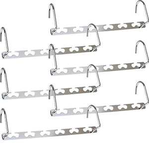 Metal Magic Hangers, 6 Pack Closet Organizer Space Saving Clothing Hangers