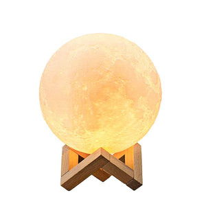 Moon Lamp 3D LED Dimmable Moon Light,3 Warm Luna Colours,5.9 inch