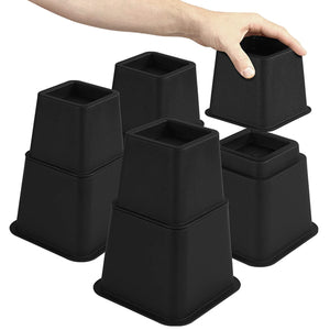 Modern Furniture Lifters Bed Risers With Adjustable Height (Set of 4)